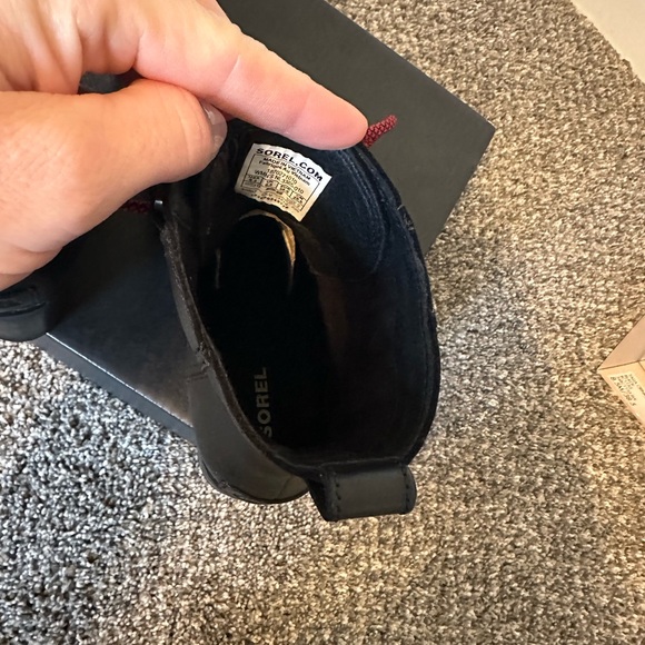 Sorel cate lace up black boots - Picture 5 of 8